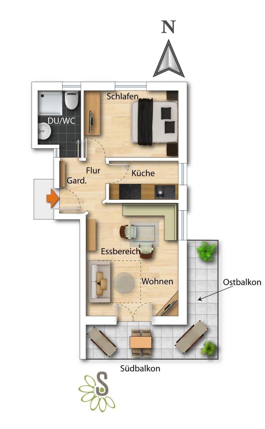 באלדרשוואנג Siplinger Suites - Ferienwohnungen - Sauna Und Fitness מראה חיצוני תמונה